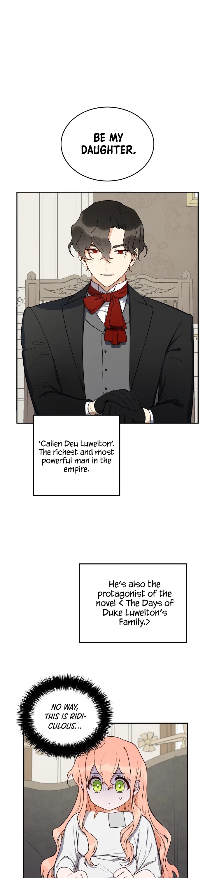 How to be a Dark Hero’s Daughter Chapter 1 page 1 - Chapter 1