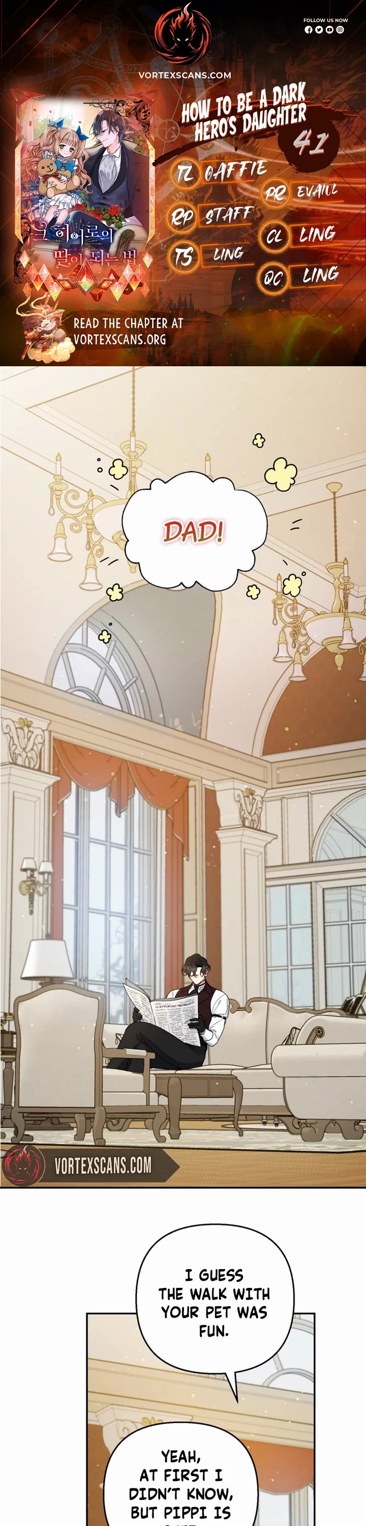 How to be a Dark Hero’s Daughter Chapter 41 page 1 - Chapter 41