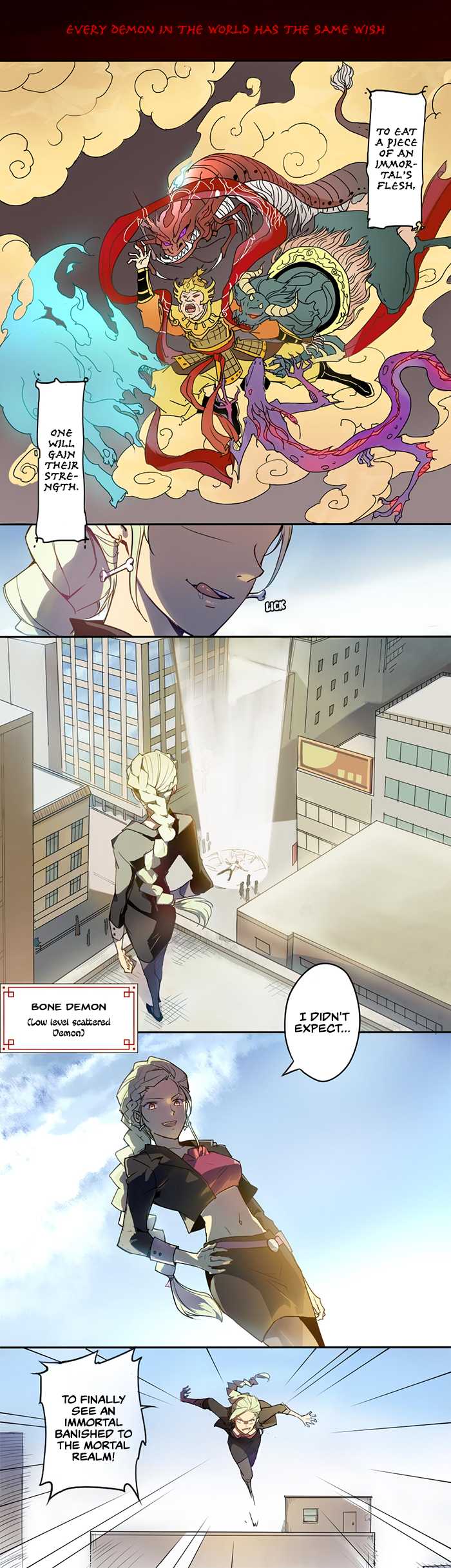 How to be God Chapter 2 page 3 - Chapter 2: Immortal’s Reaction