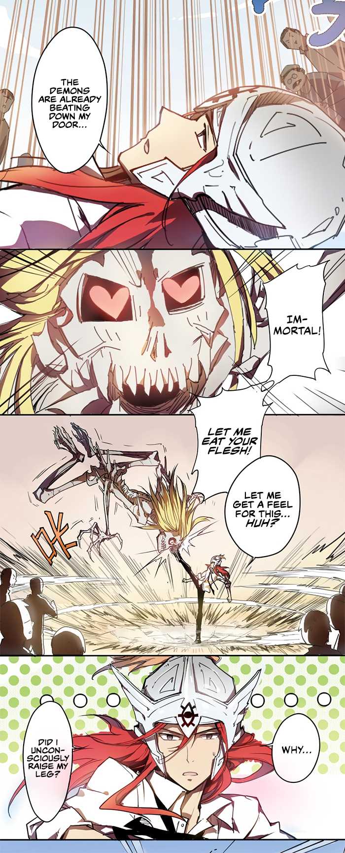How to be God Chapter 2 page 5 - Chapter 2: Immortal’s Reaction
