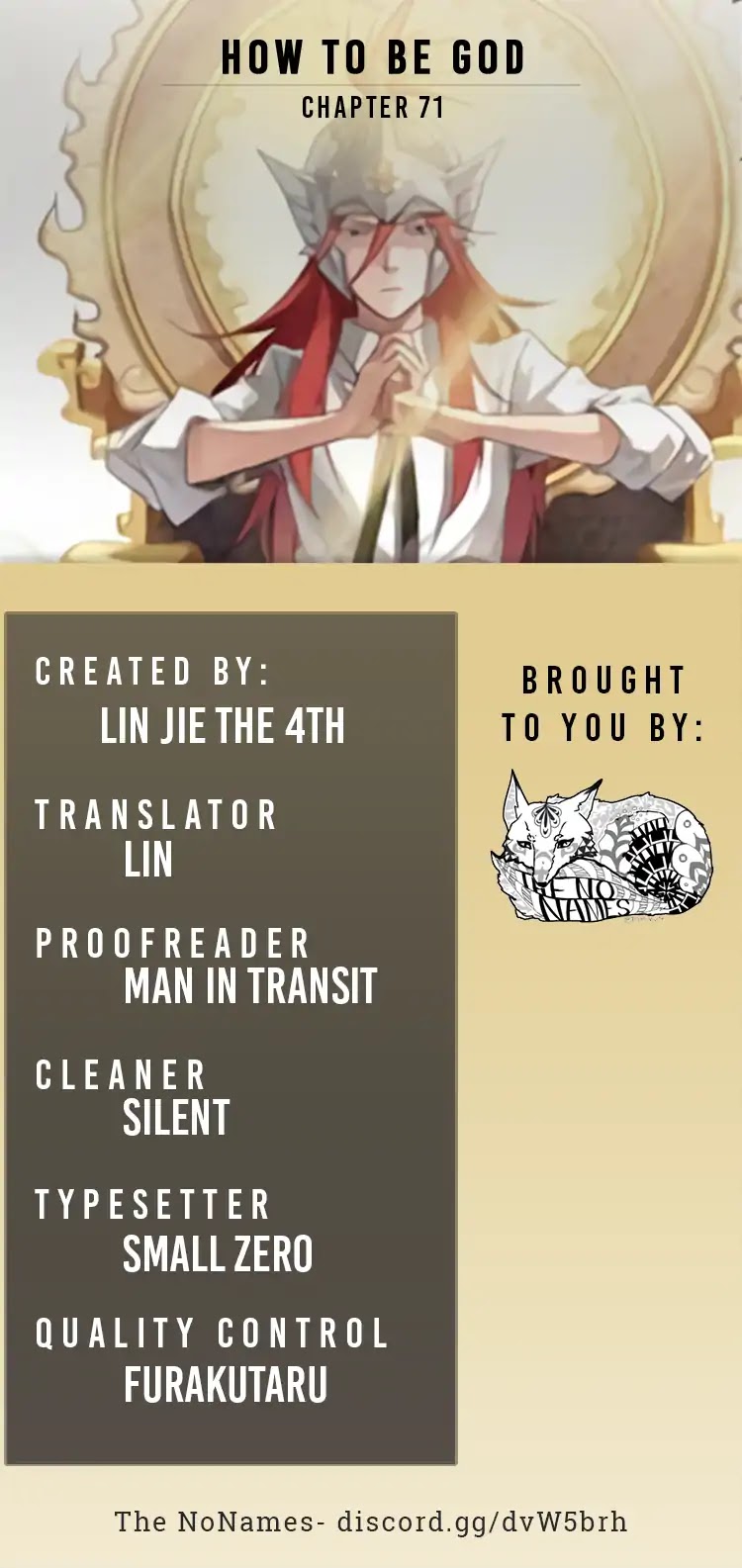 How to be God Chapter 71 page 1 - Chapter 71: Immortal's Inner Soul