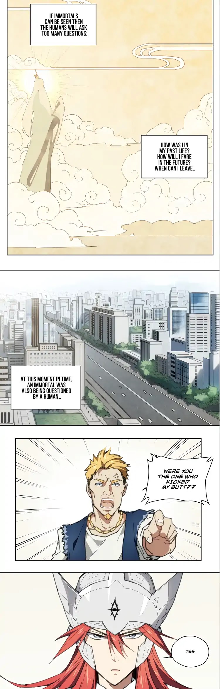 How to be God Chapter 80 page 3 - Chapter 80: Immortals Set Out