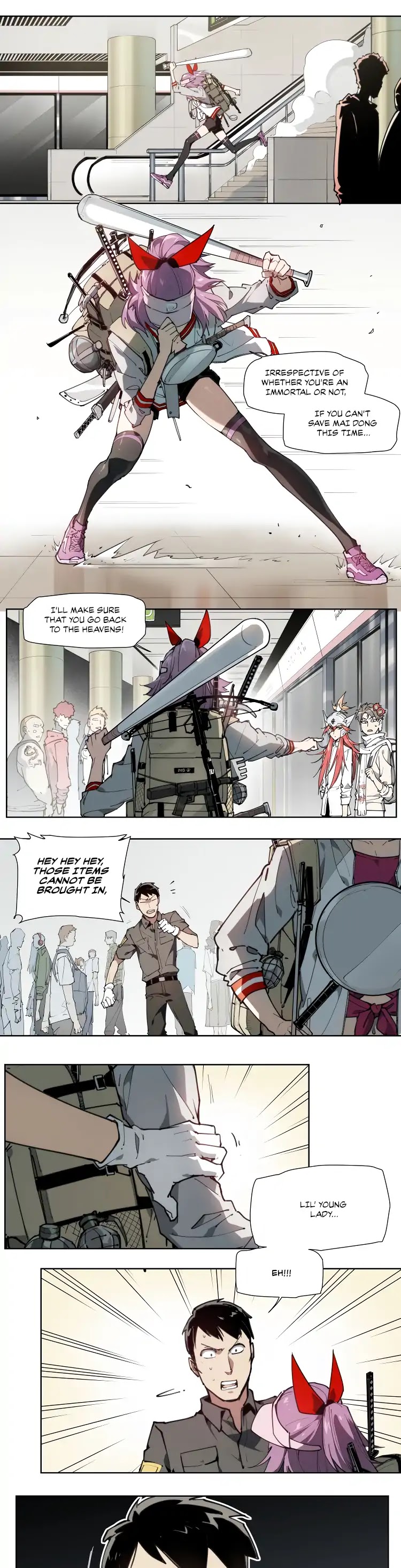 How to be God Chapter 80 page 7 - Chapter 80: Immortals Set Out