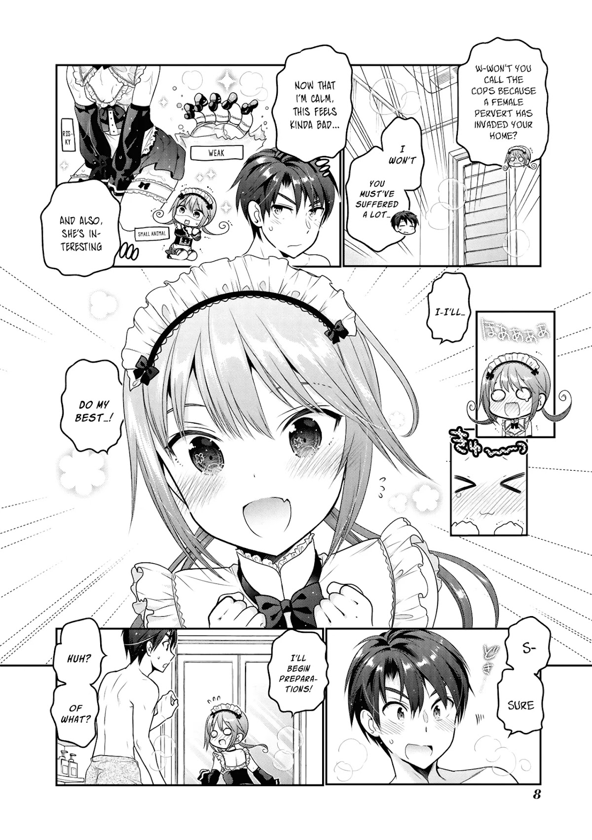 How to Discipline Shishunki-chan Chapter 4.5 page 9 - Chapter 4.5: Isekai Maid no Shitsukekata - Special #1