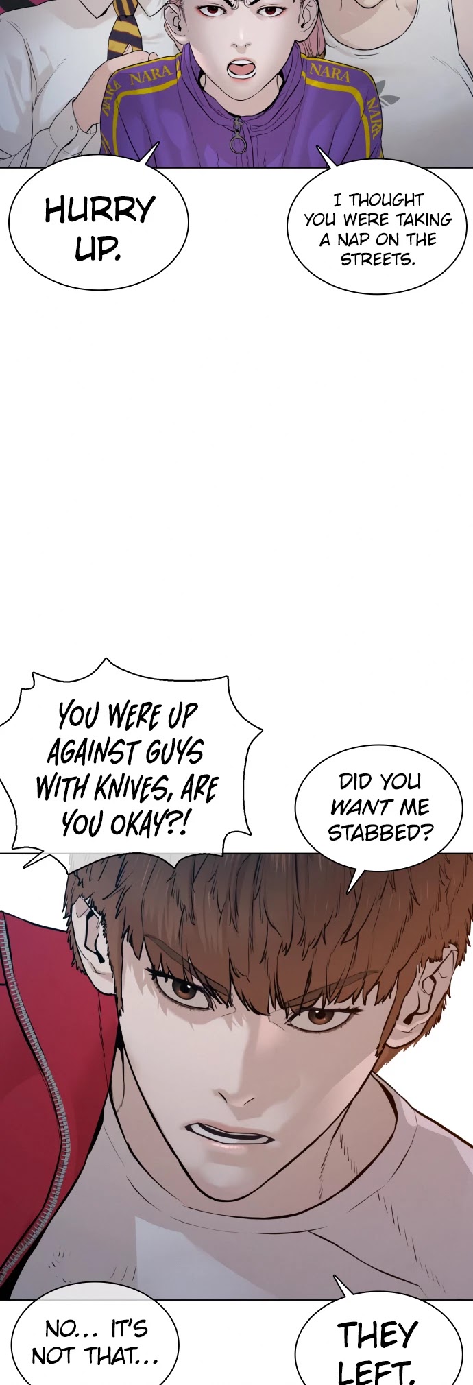 How to Fight Chapter 113 page 54 - Chapter 113: That's a real knife?!