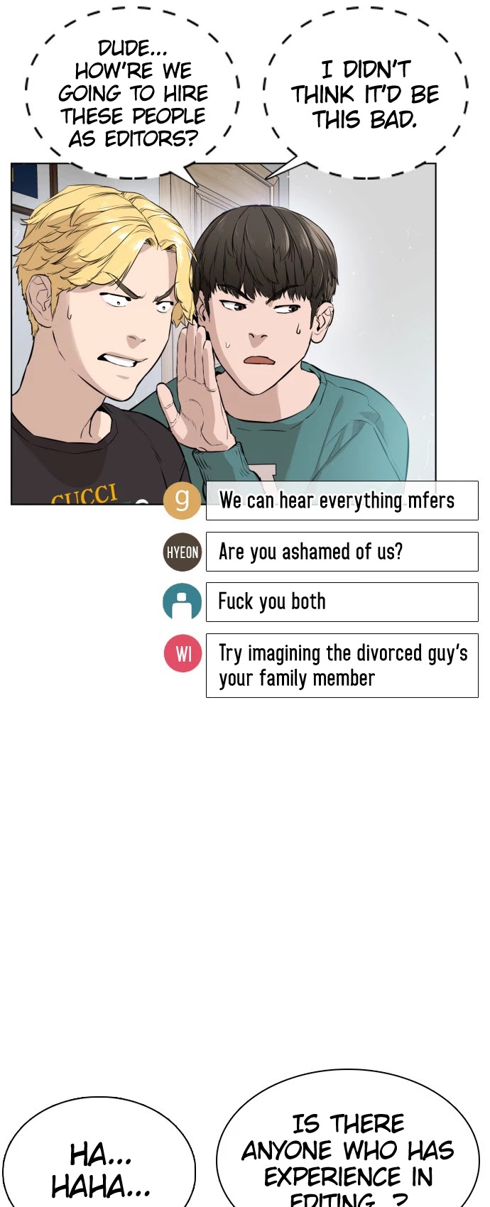 How to Fight Chapter 12 page 55 - Chapter 12: Subscribe, turn on notifications, and press the like button