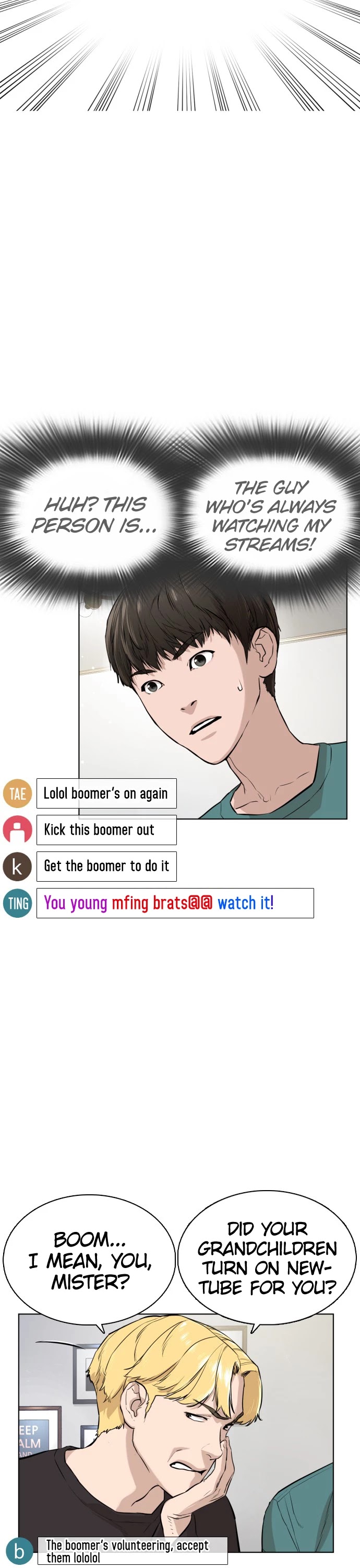 How to Fight Chapter 12 page 57 - Chapter 12: Subscribe, turn on notifications, and press the like button
