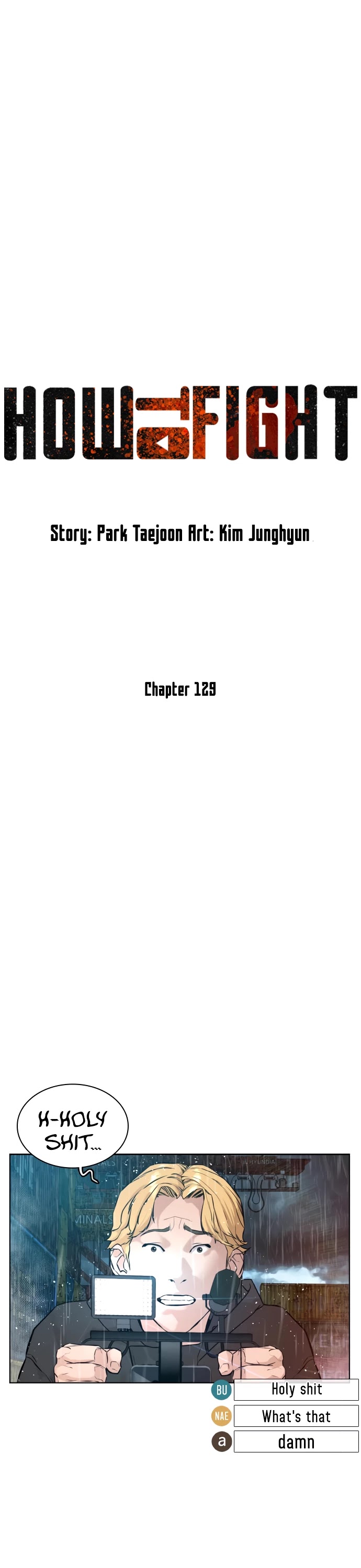How to Fight Chapter 129 page 12 - Chapter 129: A boy is fighting.