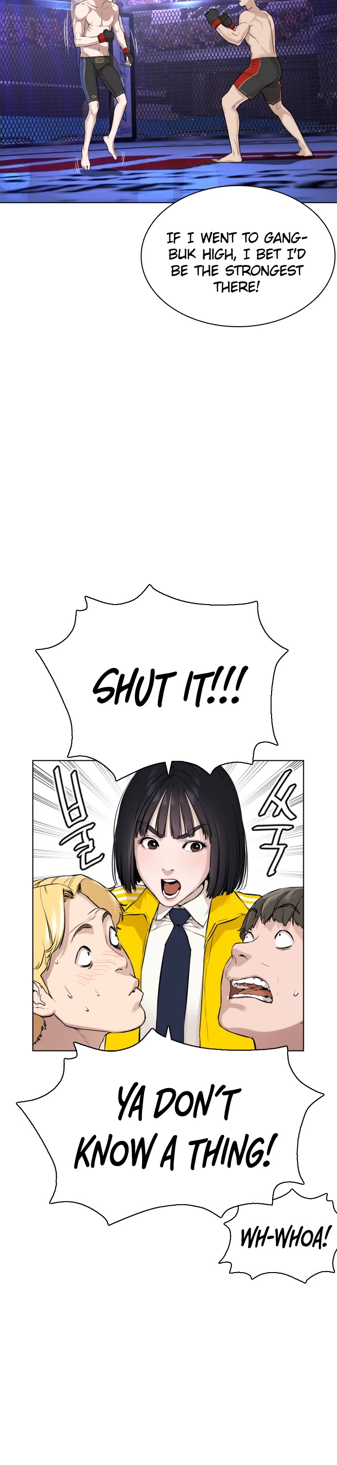 How to Fight Chapter 13 page 38 - Chapter 13: That's enough, dweeb! (2)