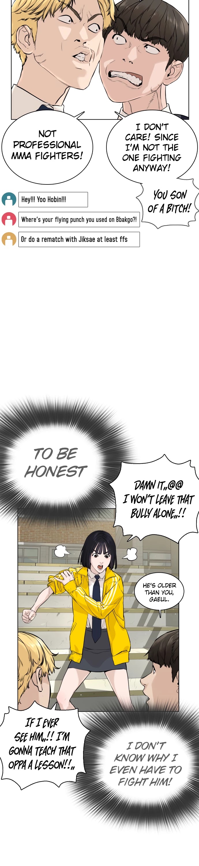 How to Fight Chapter 14 page 12 - Chapter 14: Give me your Newtube channel