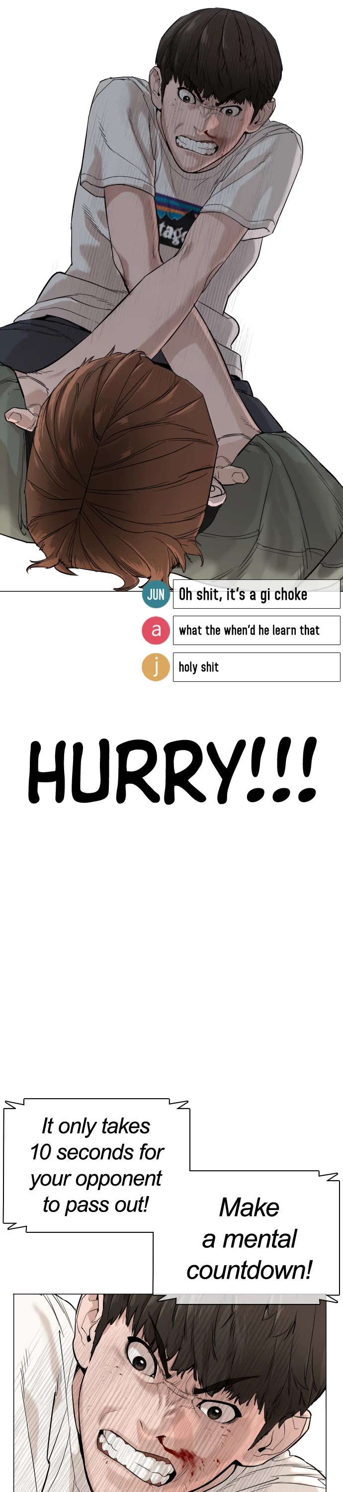 How to Fight Chapter 17 page 47 - Chapter 17: First time in an actual fight