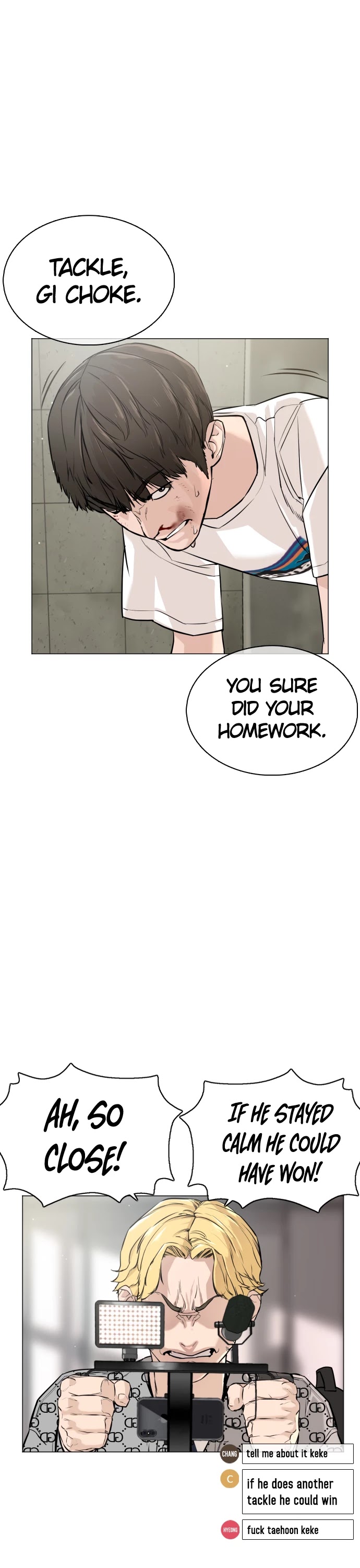 How to Fight Chapter 17 page 54 - Chapter 17: First time in an actual fight