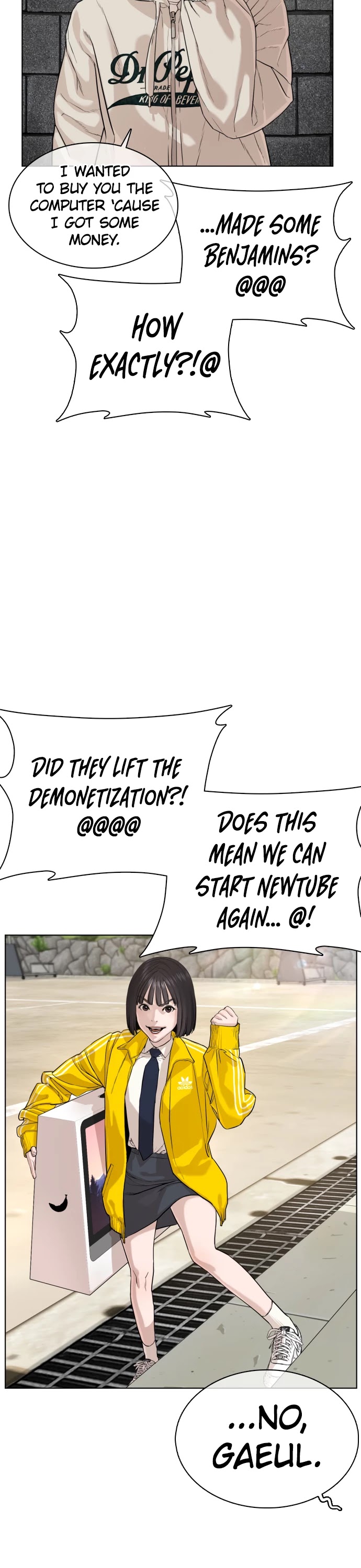 How to Fight Chapter 30 page 37 - Chapter 30: Hit back while pretending to be scared!