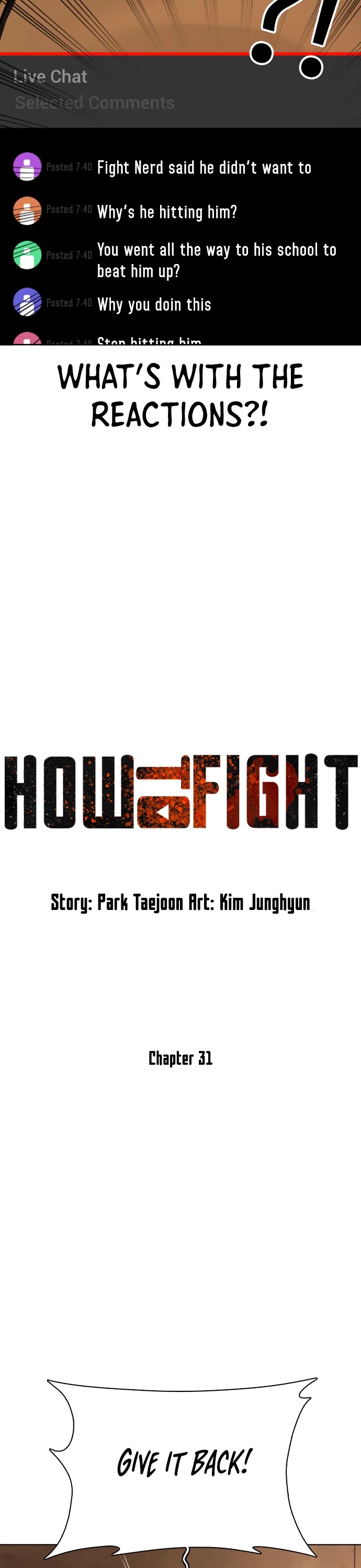 How to Fight Chapter 31 page 17 - Chapter 31: May I have your attention, please