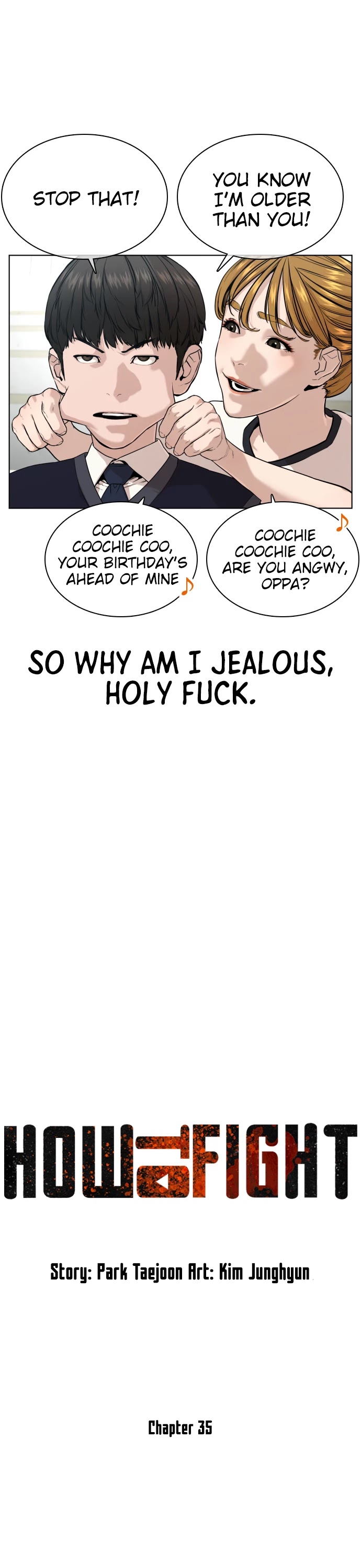 How to Fight Chapter 35 page 7 - Chapter 35: Hobin, you wanna die?