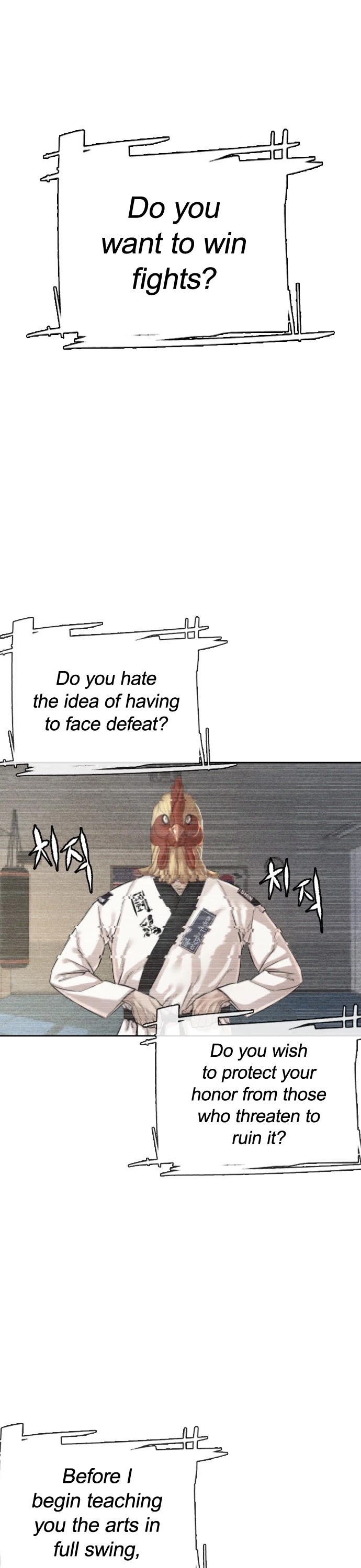 How to Fight Chapter 4 page 1 - Chapter 4: Lesson Number 1: No agitation