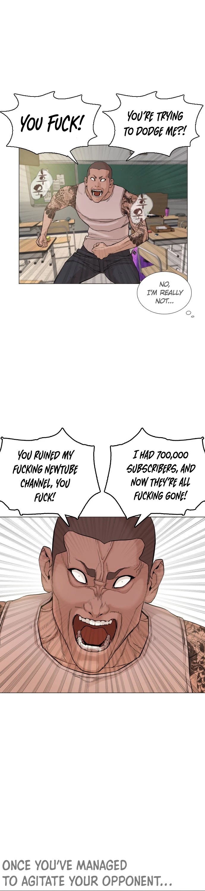 How to Fight Chapter 4 page 45 - Chapter 4: Lesson Number 1: No agitation