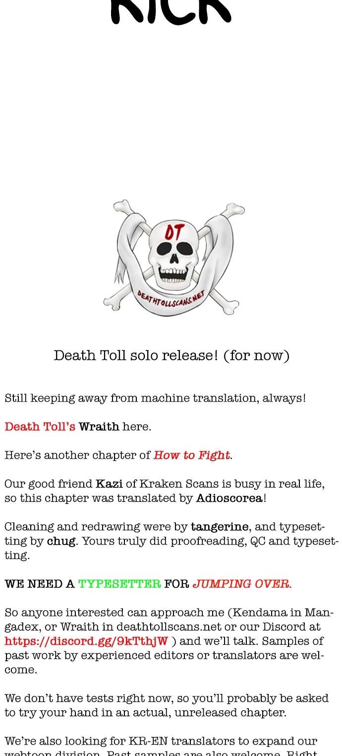 How to Fight Chapter 44 page 58 - Chapter 44: … Is it Over?
