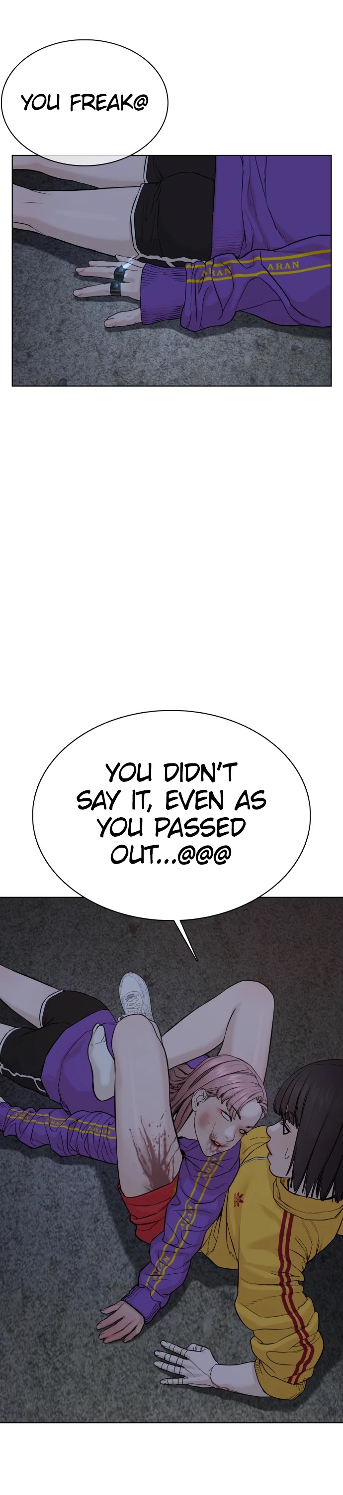 How to Fight Chapter 45 page 10 - Chapter 45: Who are You Trying to Make Look Good !@!@