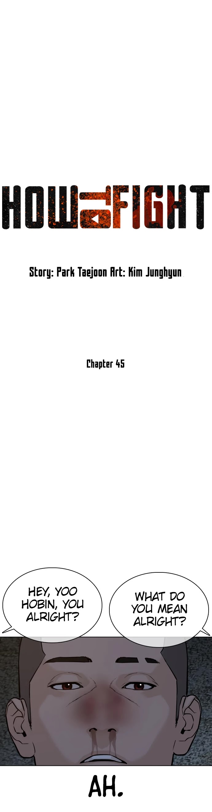 How to Fight Chapter 45 page 11 - Chapter 45: Who are You Trying to Make Look Good !@!@