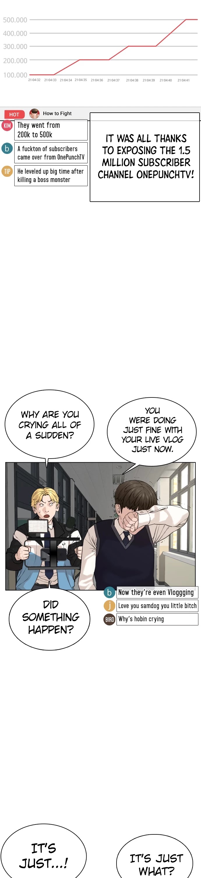 How to Fight Chapter 45 page 19 - Chapter 45: Who are You Trying to Make Look Good !@!@