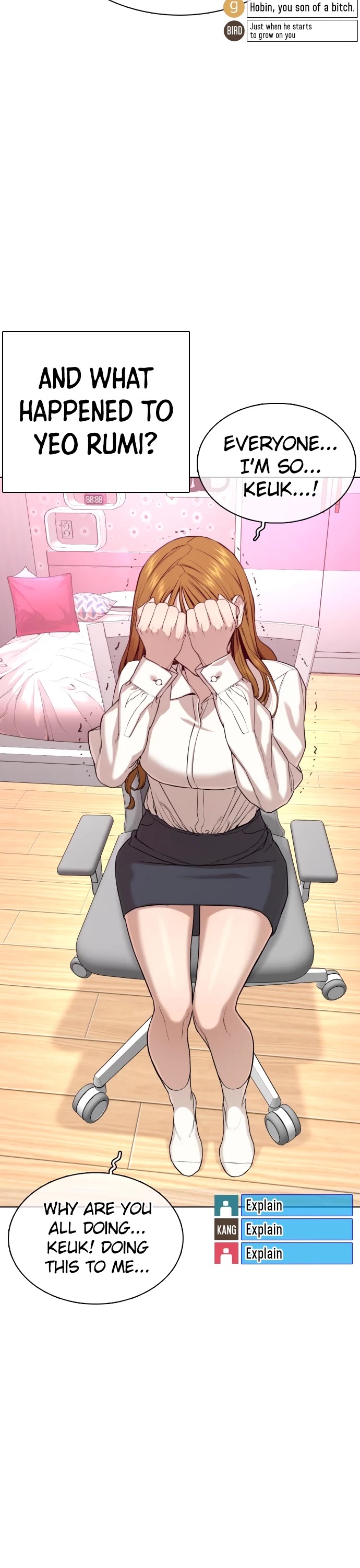 How to Fight Chapter 45 page 21 - Chapter 45: Who are You Trying to Make Look Good !@!@