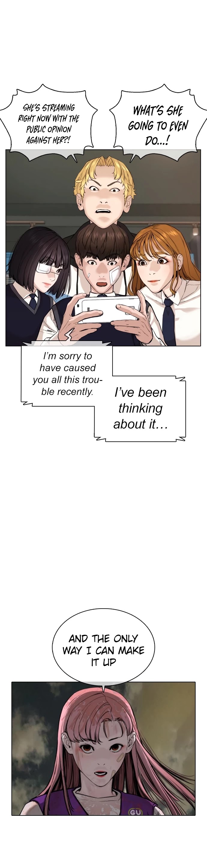 How to Fight Chapter 45 page 44 - Chapter 45: Who are You Trying to Make Look Good !@!@