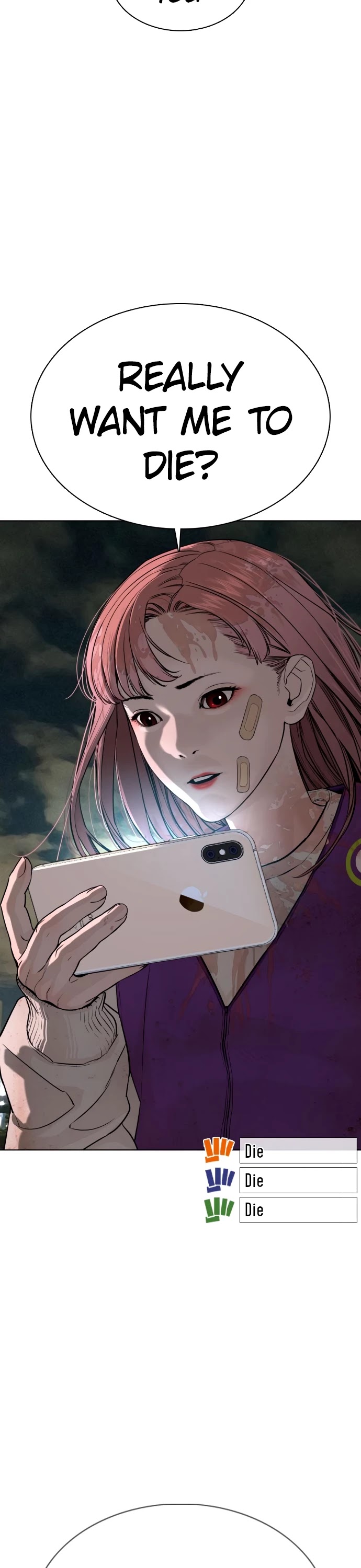 How to Fight Chapter 45 page 54 - Chapter 45: Who are You Trying to Make Look Good !@!@
