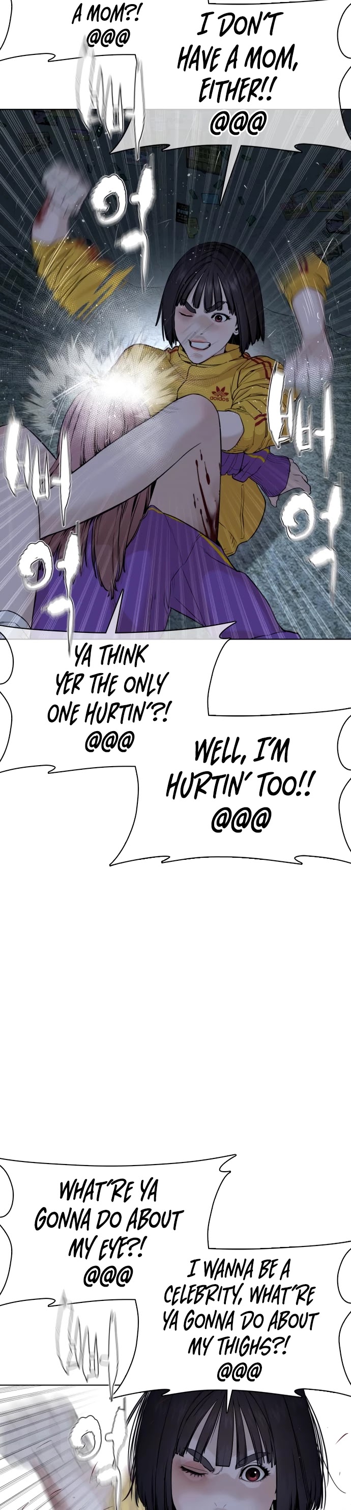 How to Fight Chapter 45 page 6 - Chapter 45: Who are You Trying to Make Look Good !@!@