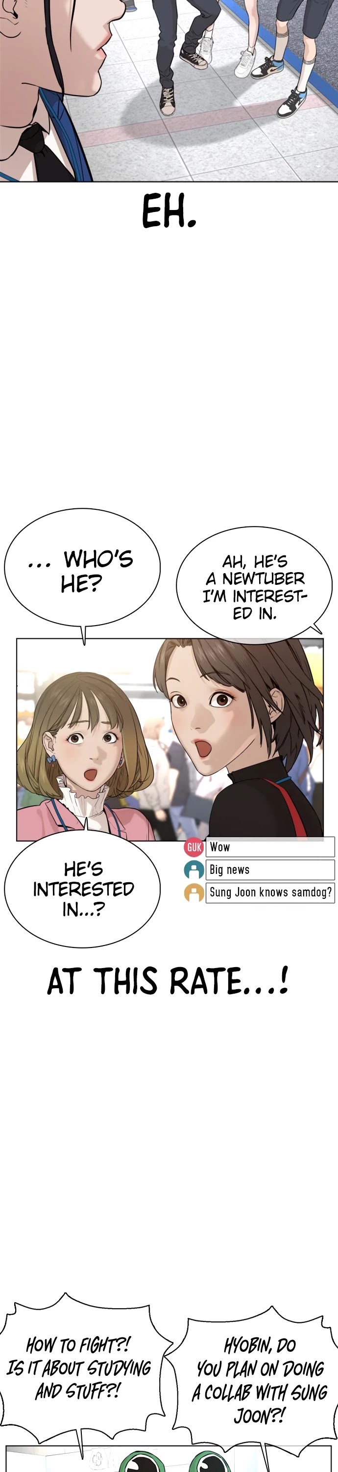 How to Fight Chapter 47 page 17 - Chapter 47: We're students@!