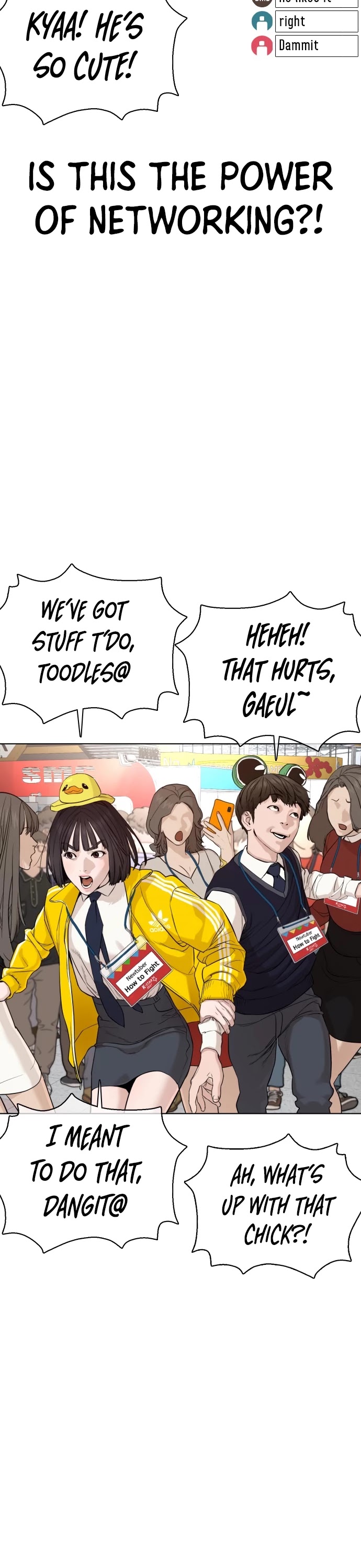 How to Fight Chapter 47 page 19 - Chapter 47: We're students@!