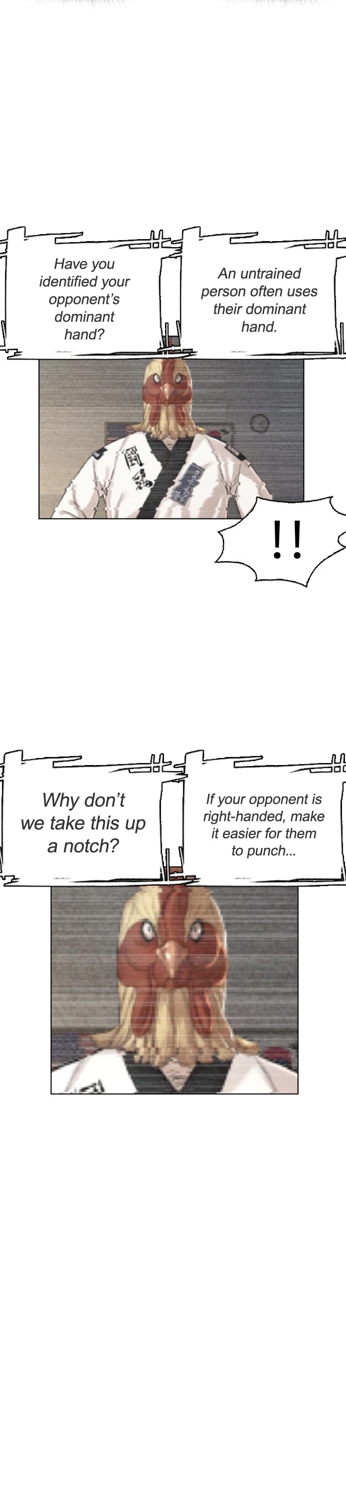 How to Fight Chapter 5 page 39 - Chapter 5: How to get hit without feeling pain!