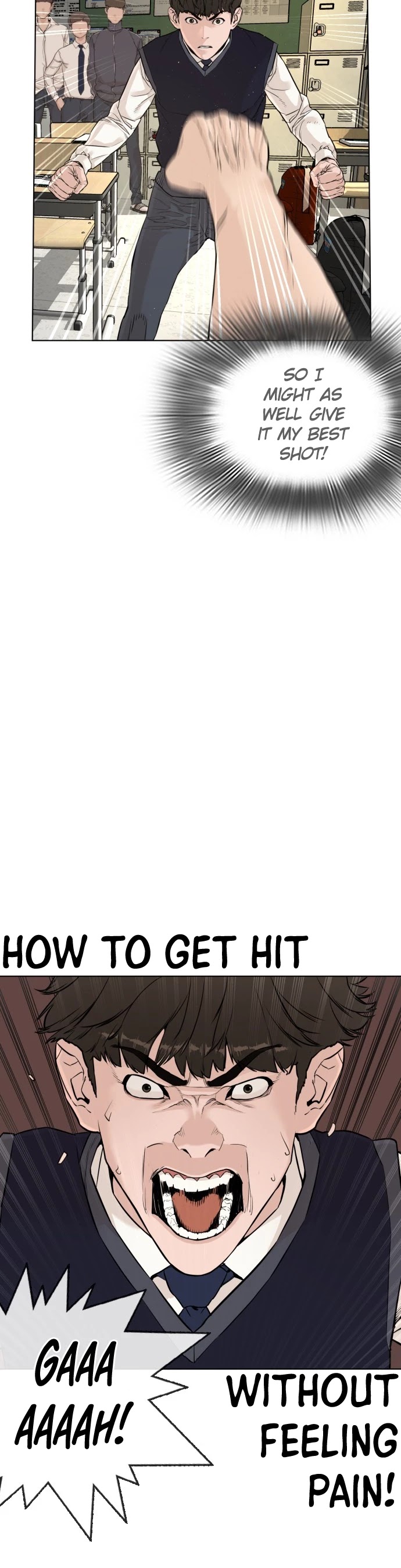 How to Fight Chapter 5 page 4 - Chapter 5: How to get hit without feeling pain!