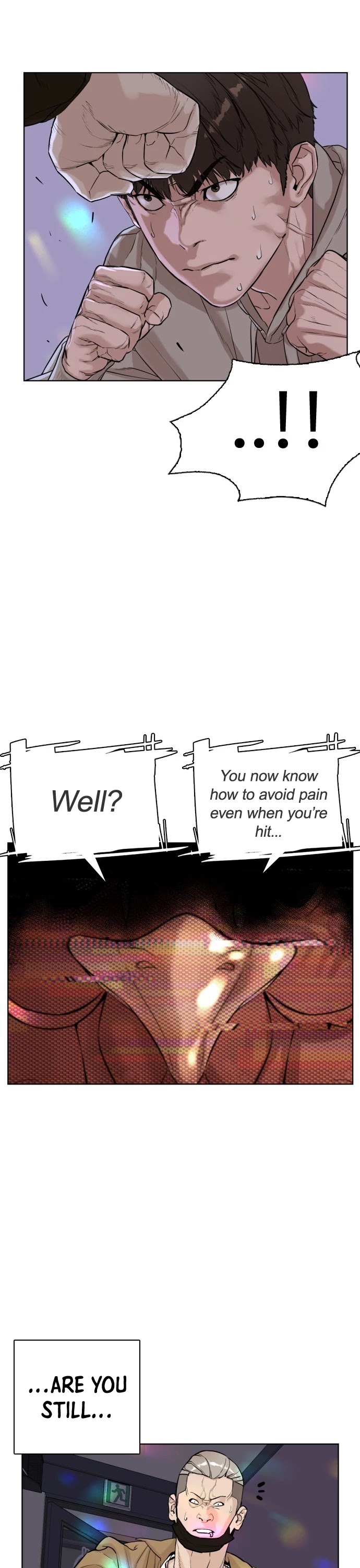 How to Fight Chapter 5 page 54 - Chapter 5: How to get hit without feeling pain!