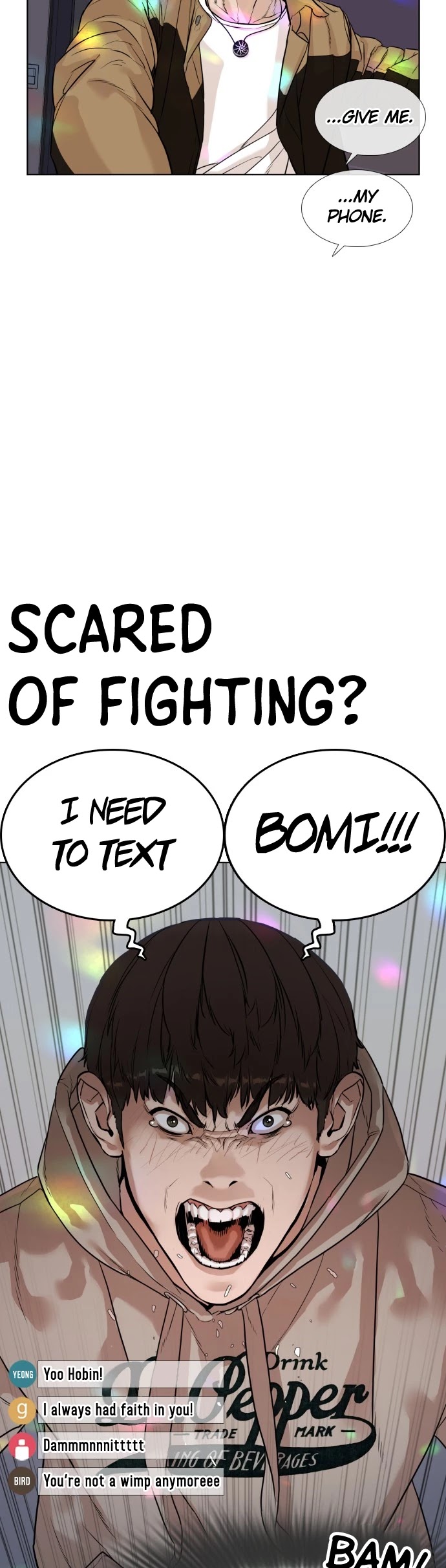 How to Fight Chapter 5 page 55 - Chapter 5: How to get hit without feeling pain!