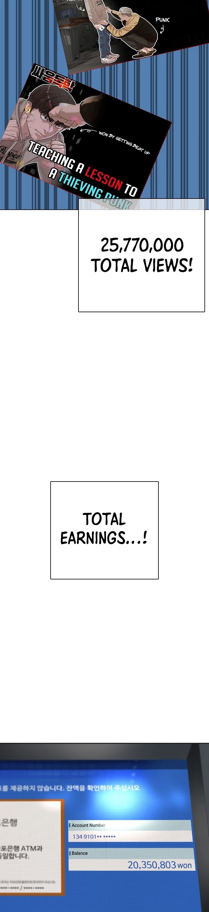 How to Fight Chapter 6 page 19 - Chapter 6: Total earnings, 20 million won!