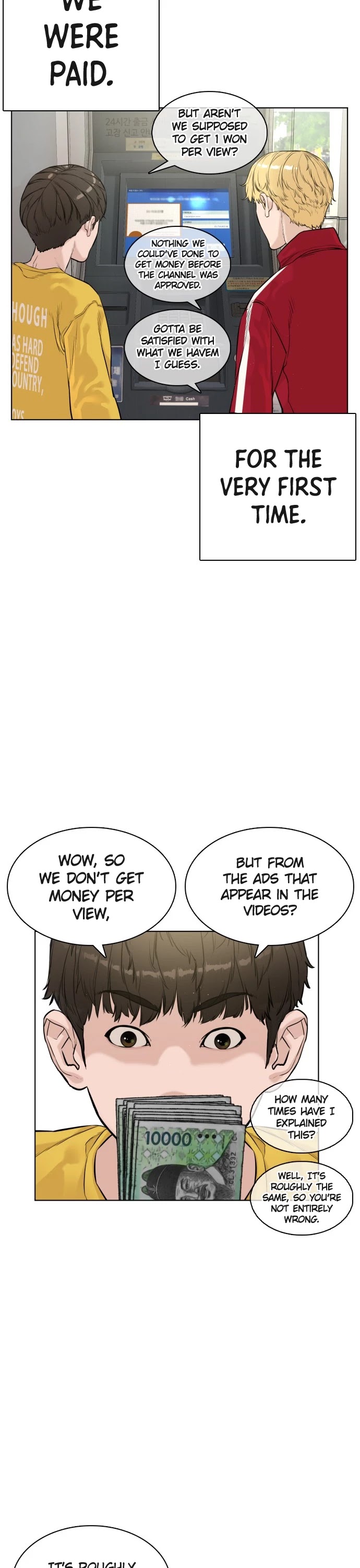 How to Fight Chapter 6 page 21 - Chapter 6: Total earnings, 20 million won!