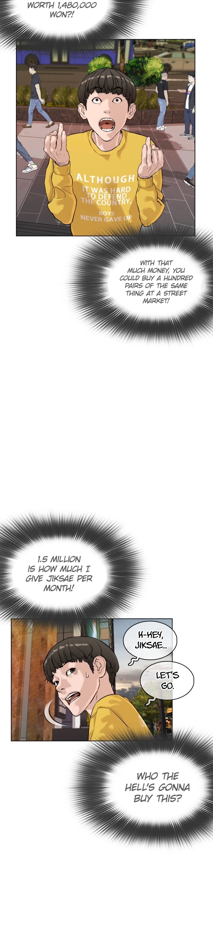 How to Fight Chapter 6 page 33 - Chapter 6: Total earnings, 20 million won!