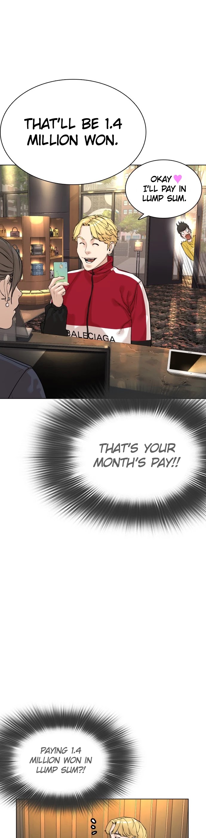 How to Fight Chapter 6 page 34 - Chapter 6: Total earnings, 20 million won!