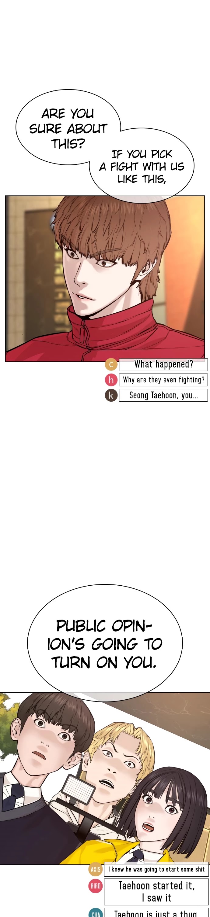 How to Fight Chapter 61 page 3 - Chapter 61: Hey, just do it, then.