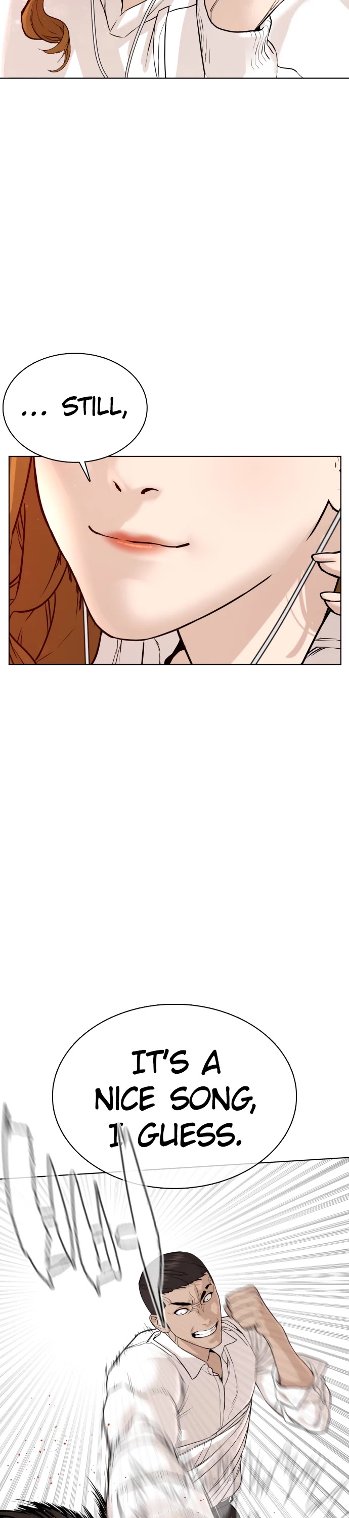 How to Fight Chapter 78 page 2 - Chapter 78: It's a nice song, I guess