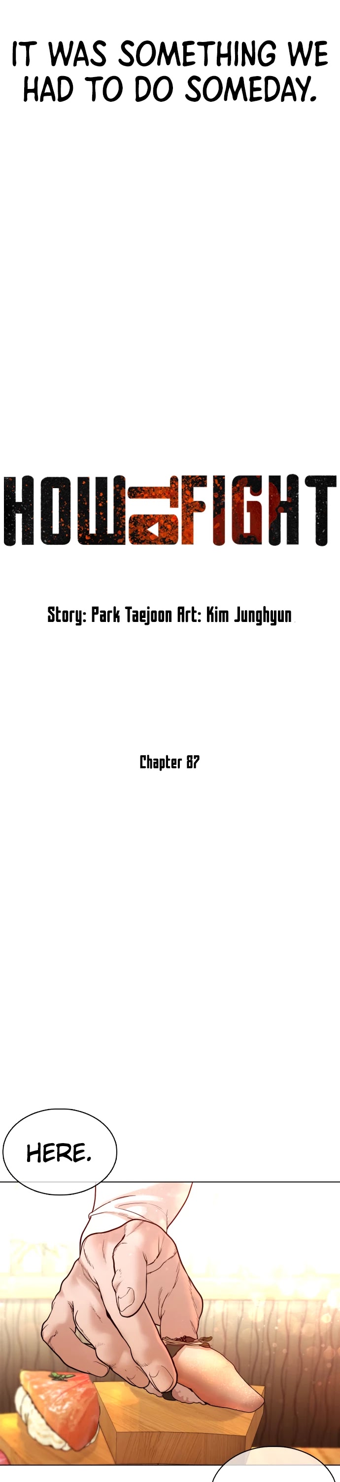 How to Fight Chapter 87 page 7 - Chapter 87: It looks delicious!
