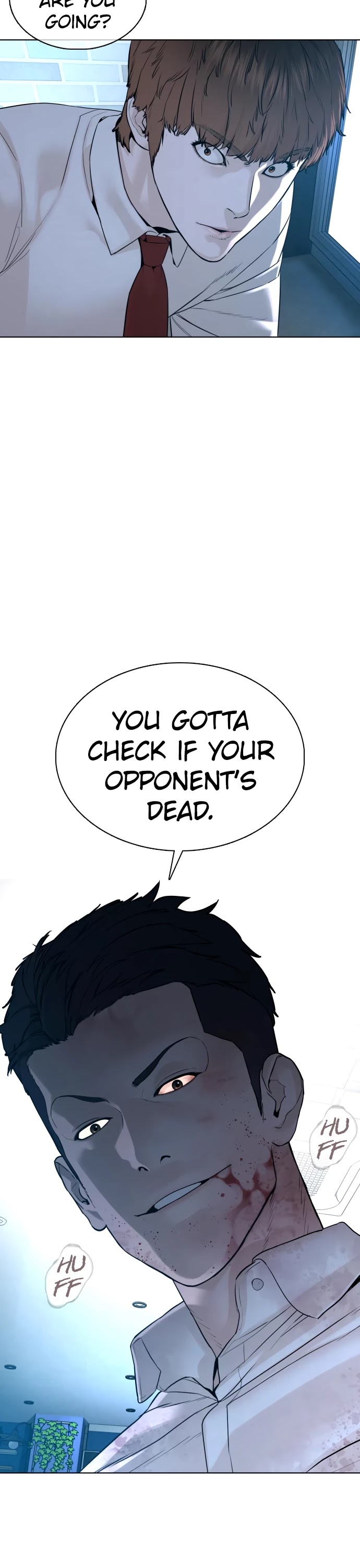 How to Fight Chapter 93 page 10 - Chapter 93: You guys don't talk much, huh.