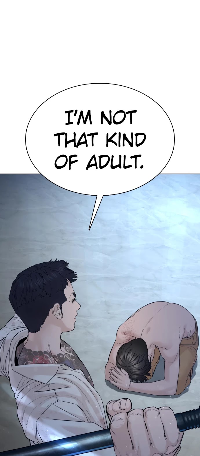 How to Fight Chapter 93 page 27 - Chapter 93: You guys don't talk much, huh.