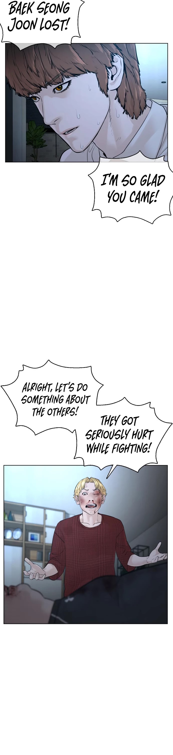 How to Fight Chapter 93 page 6 - Chapter 93: You guys don't talk much, huh.
