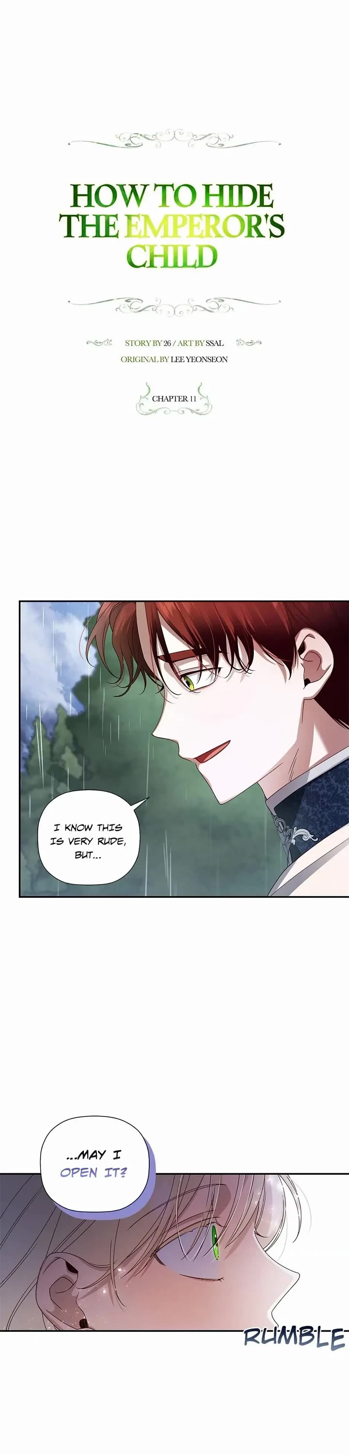 How to Hide the Emperor's Child Chapter 11 page 1 - Chapter 11