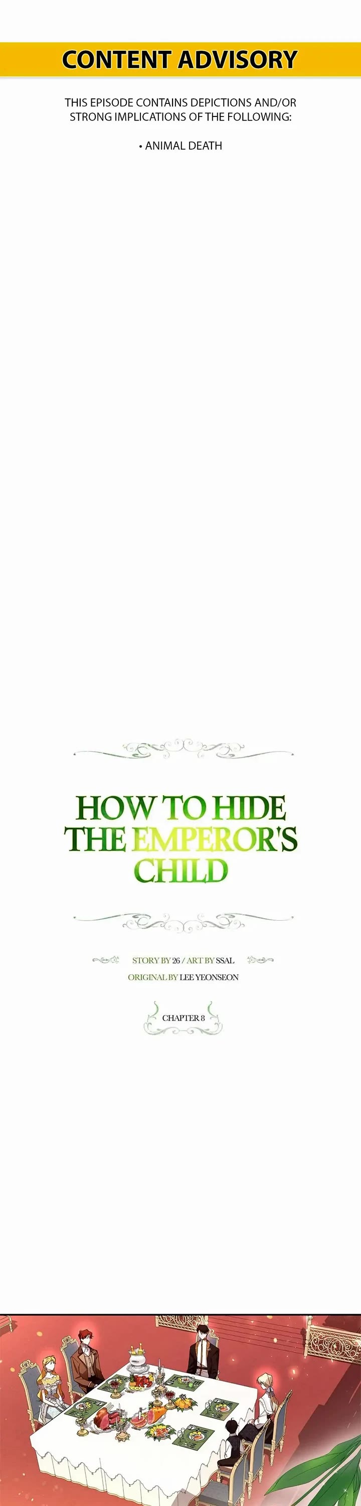 How to Hide the Emperor's Child Chapter 8 page 1 - Chapter 8