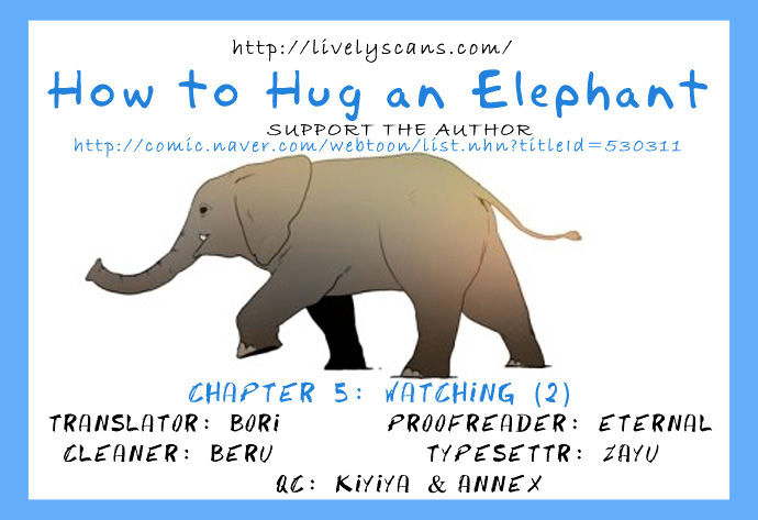 How to Hug an Elephant Chapter 5 page 1 - Chapter 5 : Watching (2)