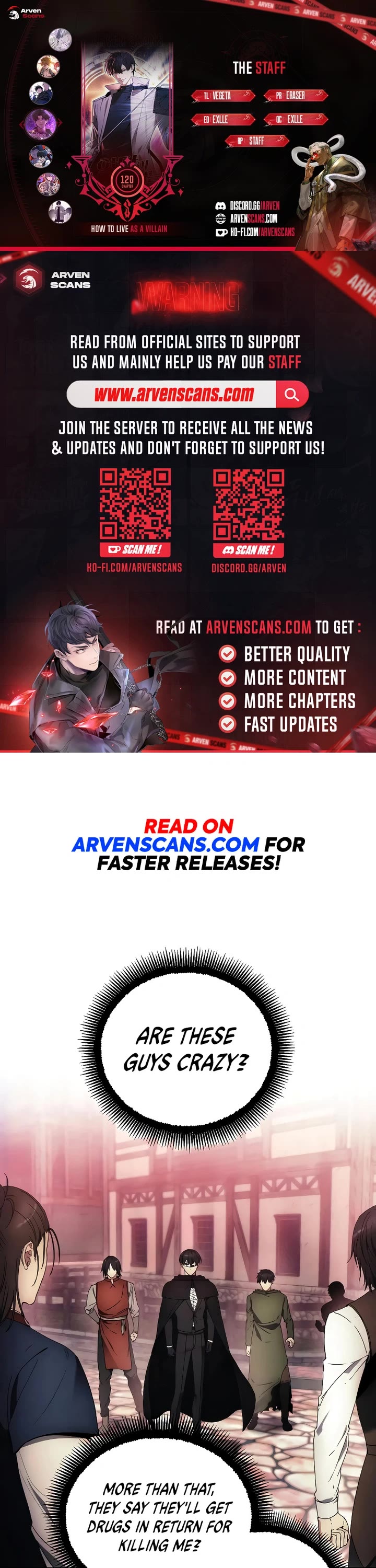 How to Live as a Villain Chapter 120 page 1 - Chapter 120
