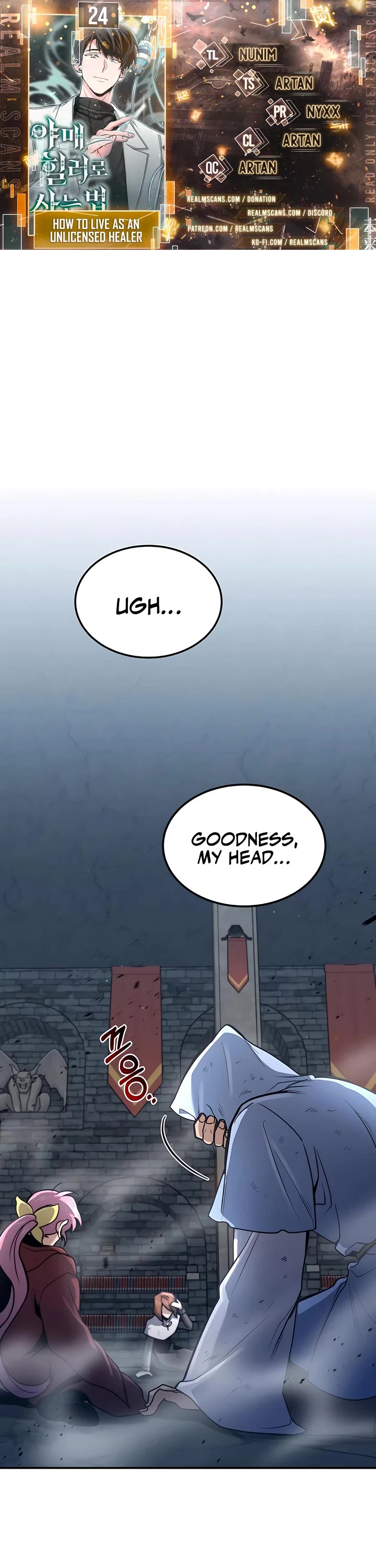 How To Live As An Unlicensed Healer Chapter 24 page 1 - Chapter 24